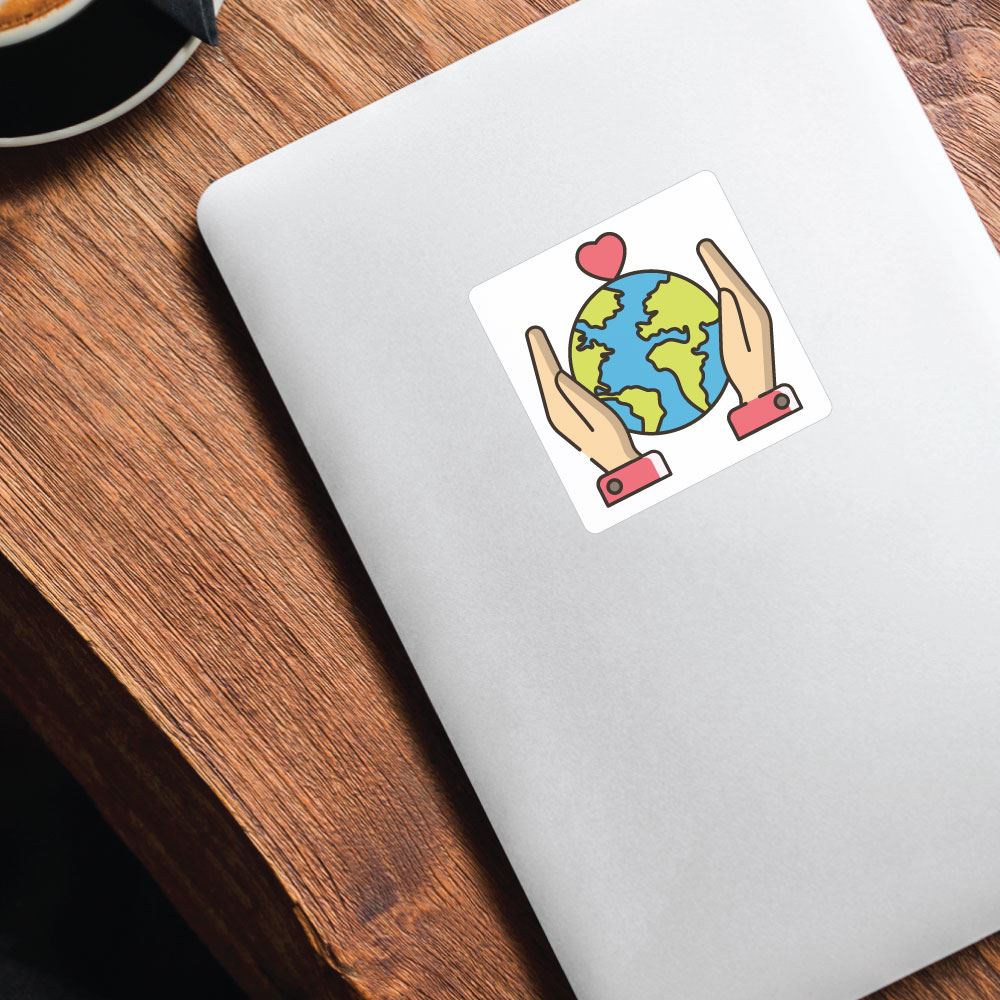 In Love With The Earth Sticker Decal